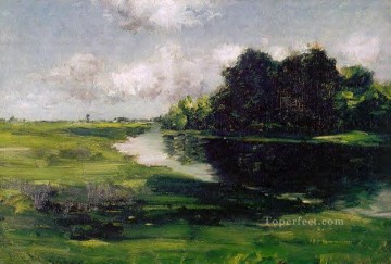  Island Painting - Long Island Landscape after a Shower of Rain William Merritt Chase
